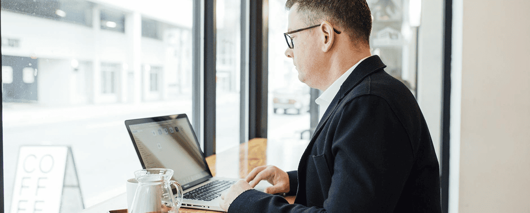 Consultant working at desk